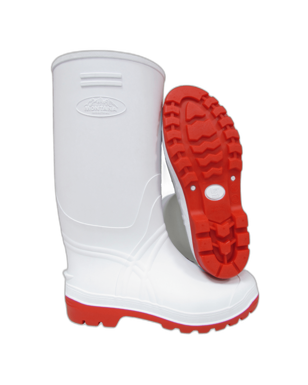 Bota Sanitaria Blanca Roja - Nitrilo